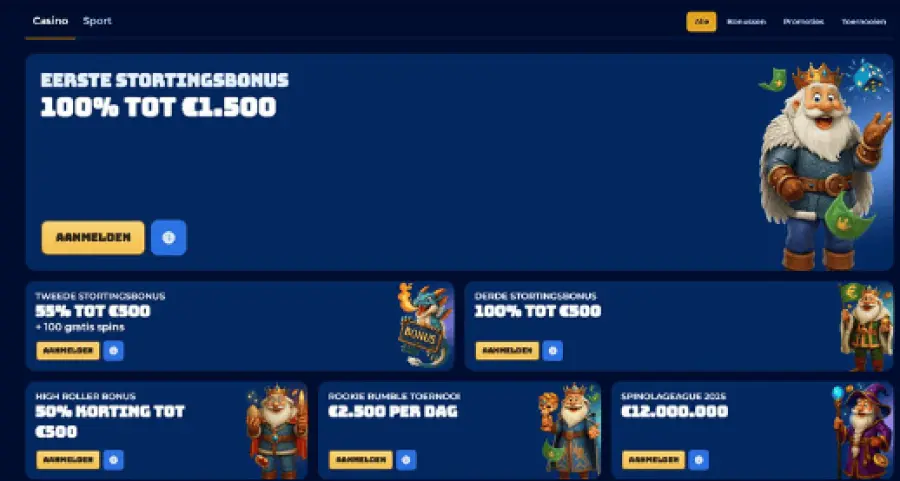 Royal spinia login